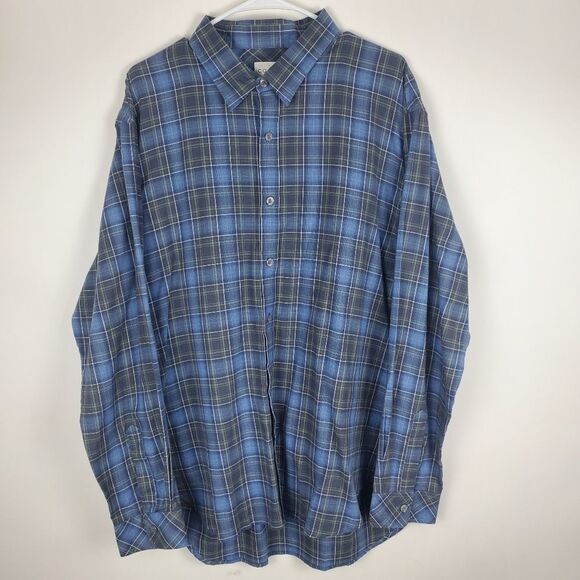 coastaoro Other - COASTAORO Plaid Long Sleeve Button Down Shirt Multi Color Collared Casual Dress